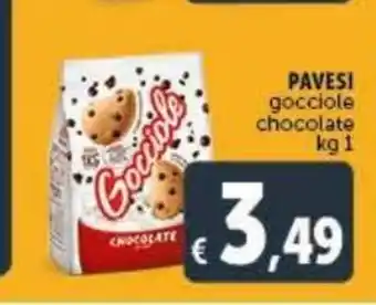 Deco Maxistore Pavesi gocciole chocolate 1 kg offerta