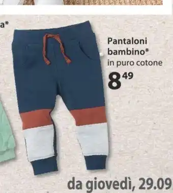 NKD Pantaloni bambino in puro cotone offerta