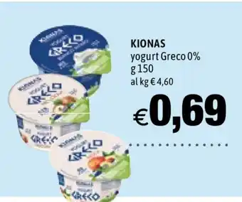 Kionas yogurt Greco 0% 150 g