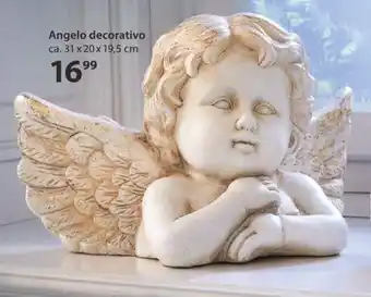 Angelo decorativo ca. 31x20x19,5 cm