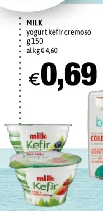 Hurrà Milk yogurt kefir cremoso 150g offerta