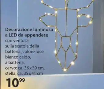 Decorazione luminosa a Led da appendere