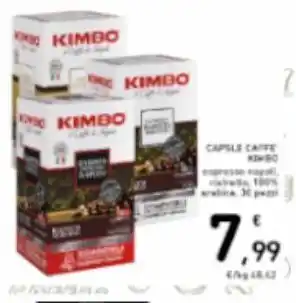Conad Capsule caffè kimbo offerta