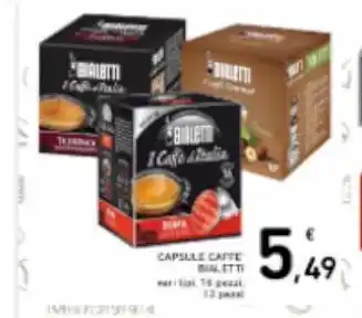 Conad Capsule caffè bialetti offerta