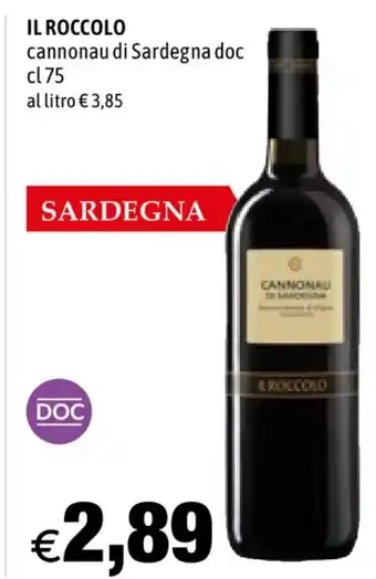 Hurrà Il Roccolo cannonau di Sardegna doc 75cl offerta