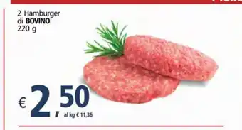 Alter Discount 2 Hamburger di Bovino 220 g offerta