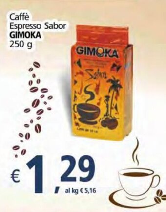 Alter Discount Gimoka Caffè Espresso Sabor 250 g offerta