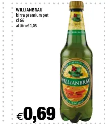 Hurrà Willianbrau birra premium pet 66cl offerta