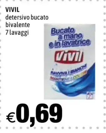 Vivil detersivo bucato bivalente 7 lavaggi
