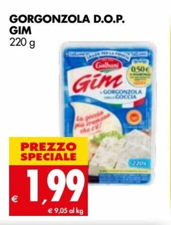 Tigros Gim Gorgonzola D.O.P. 220 g offerta