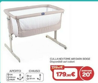 Chicco Culla Next2Me Air Dark Beige