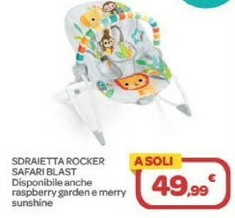 Bimbo Store Bright starts Sdraietta Rocker Safari Blast offerta