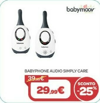 Bimbo Store Babymoov Babyphone Audio Simply Care offerta