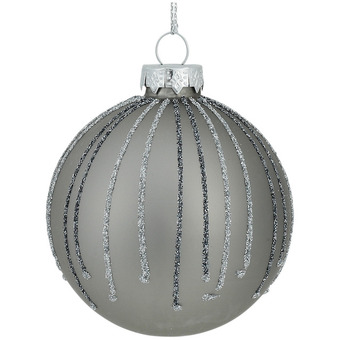 Action Pallina di natale con decorazione glitterata offerta