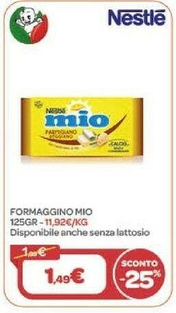 Bimbo Store Nestlè Formaggino Mio offerta
