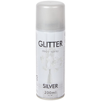 Action Vernice spray glitter argento offerta