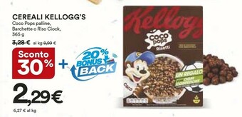 Coop Coco Cereali Kelloggs offerta