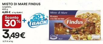 Coop Findus Pesce surgelato offerta