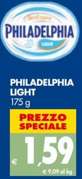 Tigros Philadelphia Light 175 g offerta