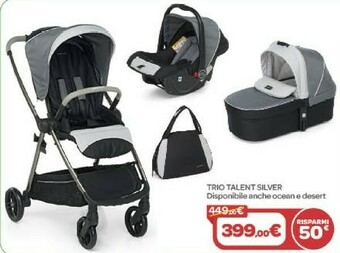 Bimbo Store Foppapedretti Trio Talent Silver offerta