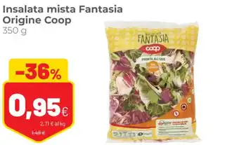 Coop Coop Origine Insalata mista Fantasia 350 g offerta