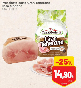 Coop Casa Modena Prosciutto Cotto Gran Tenerone Alta Qualità offerta