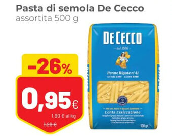 Coop De Cecco Pasta di Semola assortita 500 g offerta