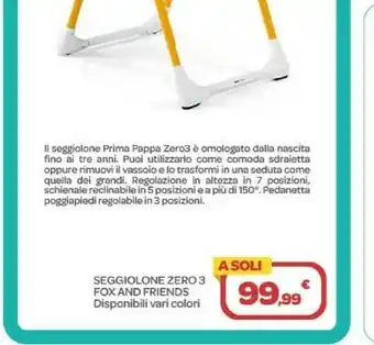 Bimbo Store Chicco Seggiolone Polly Progress Red offerta