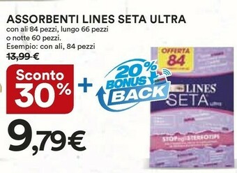 Coop Lines Assorbenti lines offerta
