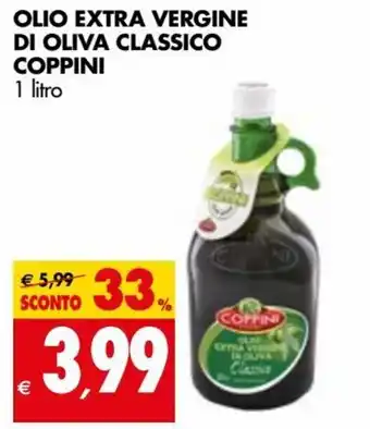Tigros Coppini Olio Extra Vergine Di Oliva Classico 1 litro offerta