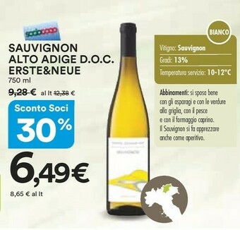 Coop Vino bianco offerta