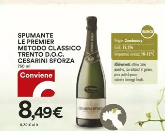 Coop Cesarini sforza Spumante offerta