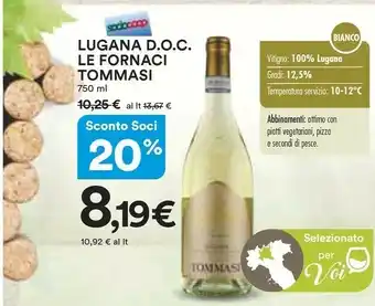 Coop Tommasi Vino bianco offerta