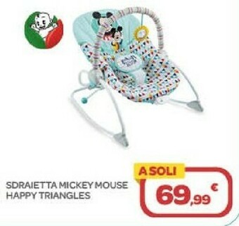 Bright starts Sdraietta Mickey Mouse Happy Triangless