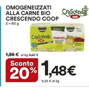 Coop Omogeneizzati offerta