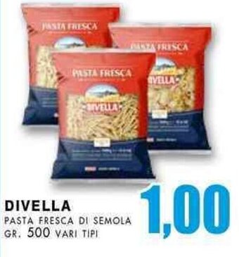 La Mimosa Supermercati Divella Pasta Fresca di Semola gr. 500 vari tipi offerta