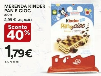 Coop Kinder Merendine offerta