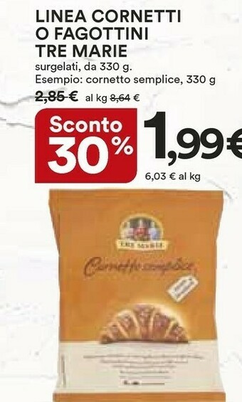 Coop Tre Marie Croissant offerta