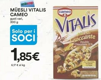 Coop Vitalis Cereali offerta