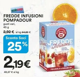 Coop Pompadour Tisane offerta