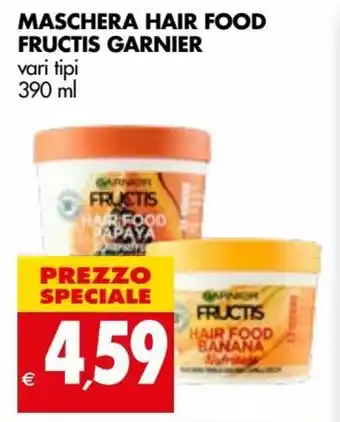 Tigros Garnier Fructis Maschera Hair Food 390 ml offerta