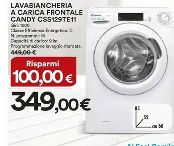 Coop Candy Lavatrice offerta