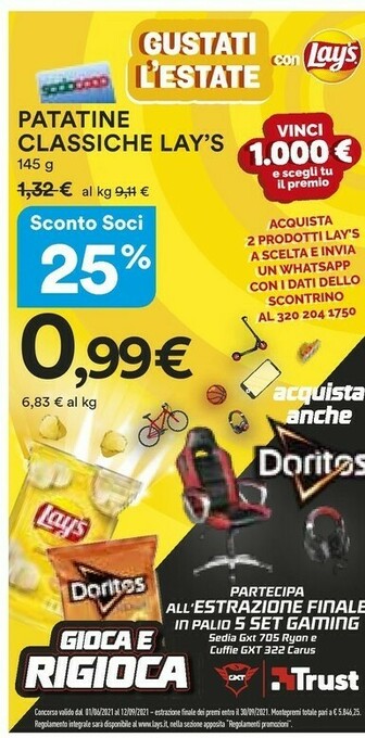 Coop Lays Snack offerta