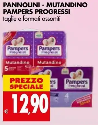 Tigros Pampers Progressi Pannolini - Mutandino Taglie e Formati Assortiti offerta
