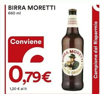 Coop Moretti Birra offerta