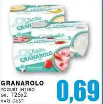 La Mimosa Supermercati Granarolo Yogurt Intero gr. 125x2 vari gusti offerta