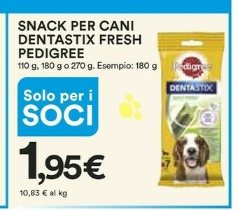Coop Pedigree Cibo per cani offerta