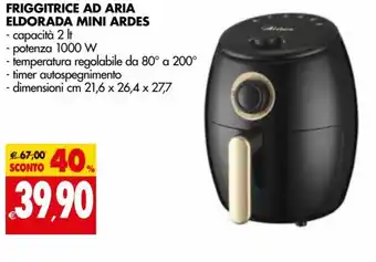 Ardes Friggitrice Ad Aria Eldorada Mini