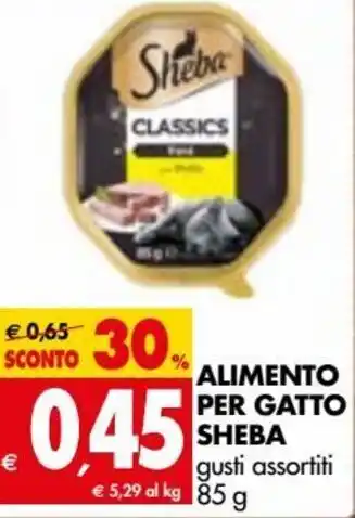 Tigros Sheba Alimento Per Gatto 85 g offerta