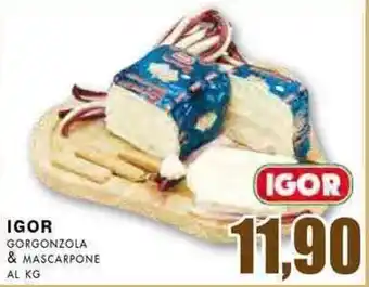 La Mimosa Supermercati Igor Gorgonzola & Mascarpone offerta
